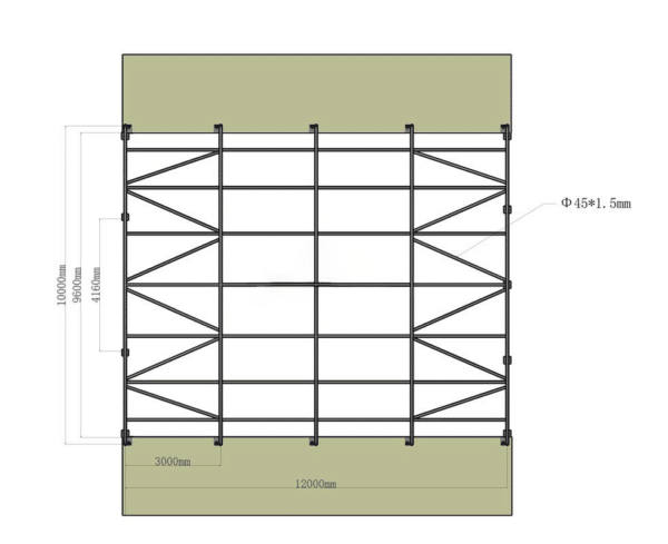 Prístrešky pre kontajnery 10 x 12 x 3,6 m - Image 3