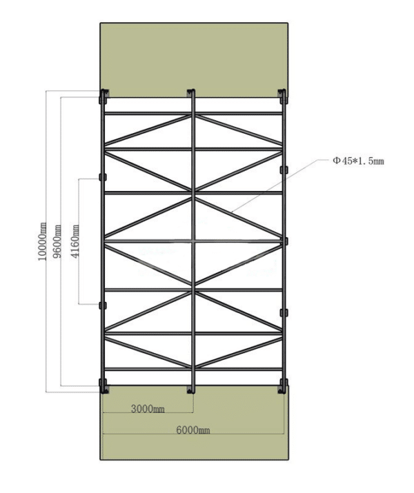 Prístrešky pre kontajnery 10 x 6 x 3,6 m - Image 3