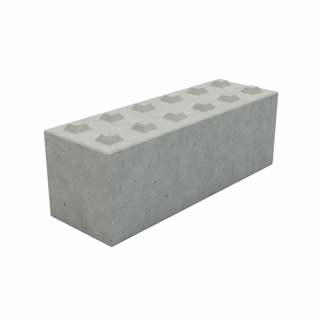 Betónový lego blok 60 cm x 180 cm x 60 cm