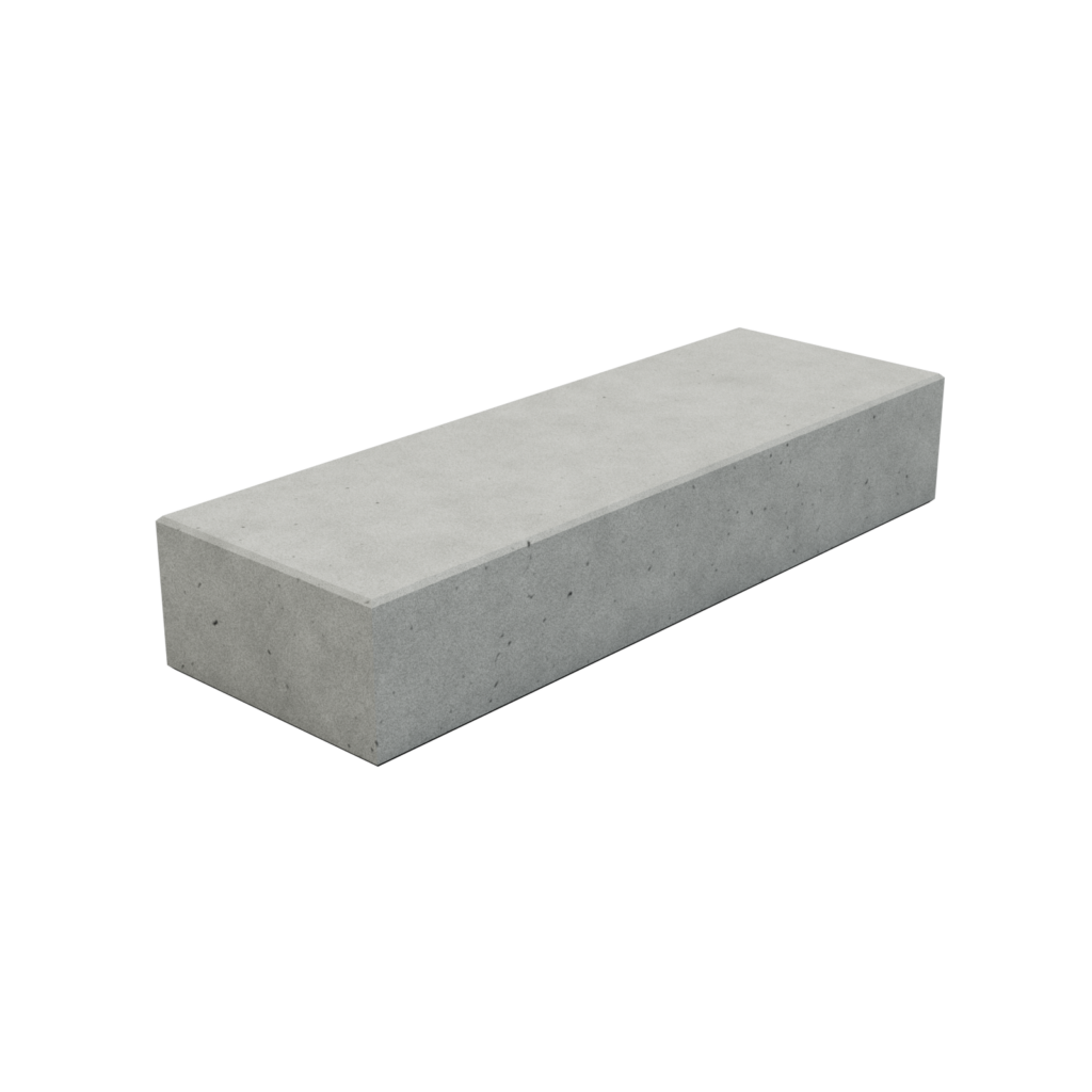 Betónový blok - hladký 60 cm x 180 cm x 30 cm