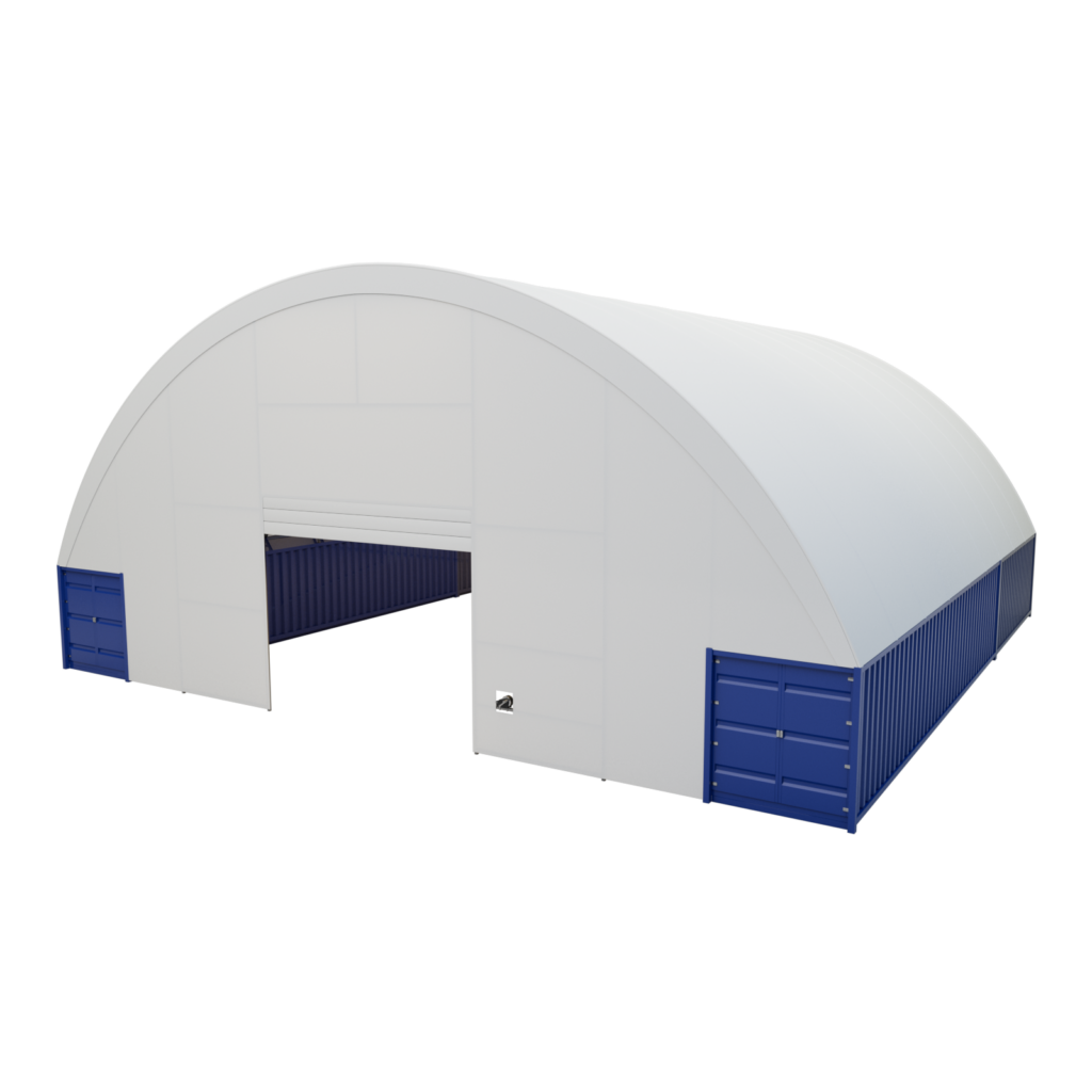 Prístrešok na lodné kontajnery 18