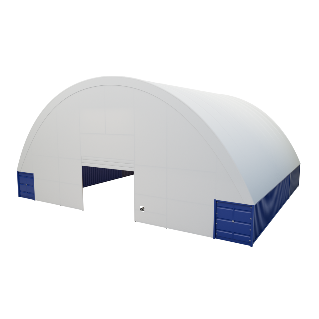 Prístrešok na lodné kontajnery 21