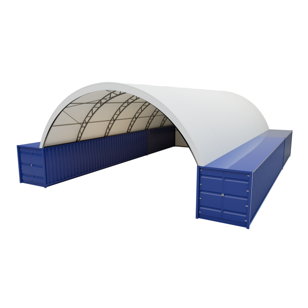 Prístrešok na lodné kontajnery 9