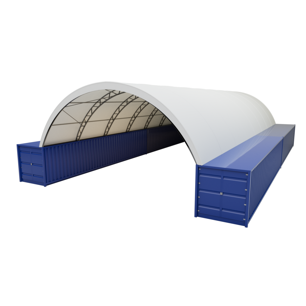 Prístrešok na lodné kontajnery 9